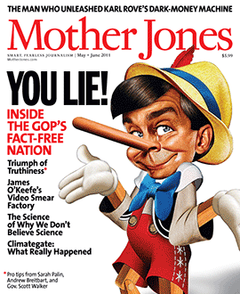 Mother Jones Magazine - Cover